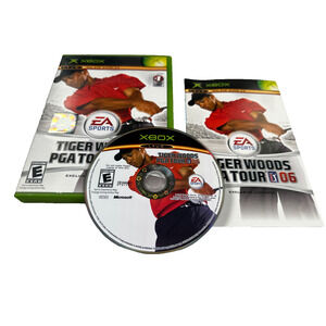 Tiger Woods PGA Tour 06 (Microsoft Xbox, 2005) Complete CIB, Tested